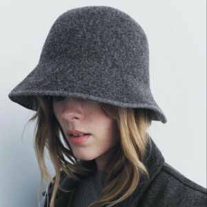 ZARA Wool Bucket Hat